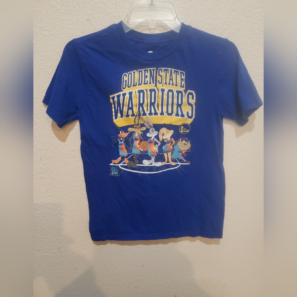 Golden State Warriors Space Jam Youth Medium 10/12 shirt